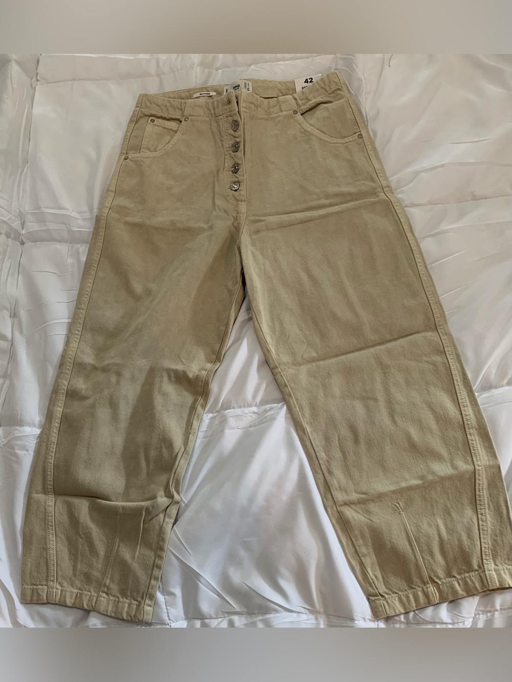 New Mango Straight Pants 16